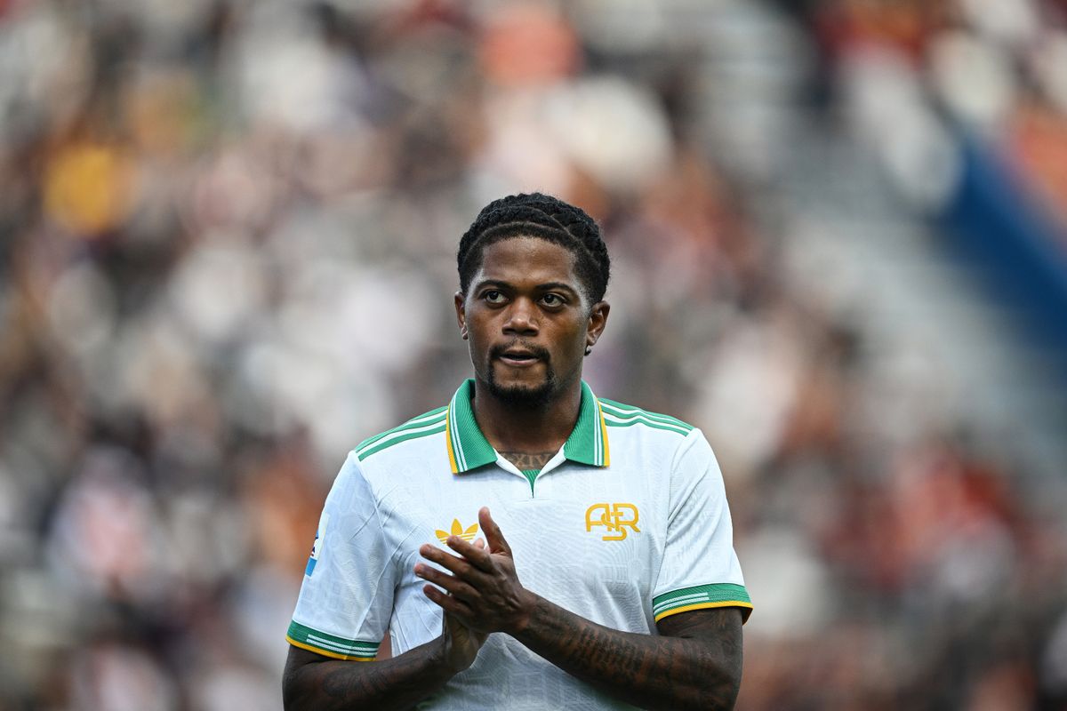 Leon Bailey at AS Roma on loan from Aston Villa