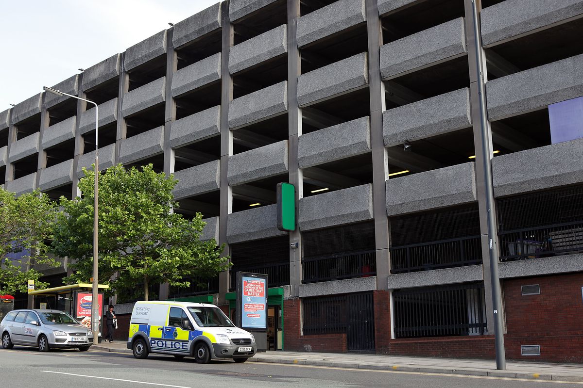 The Mount Pleasant Car Park seen from Brownlow Hill 