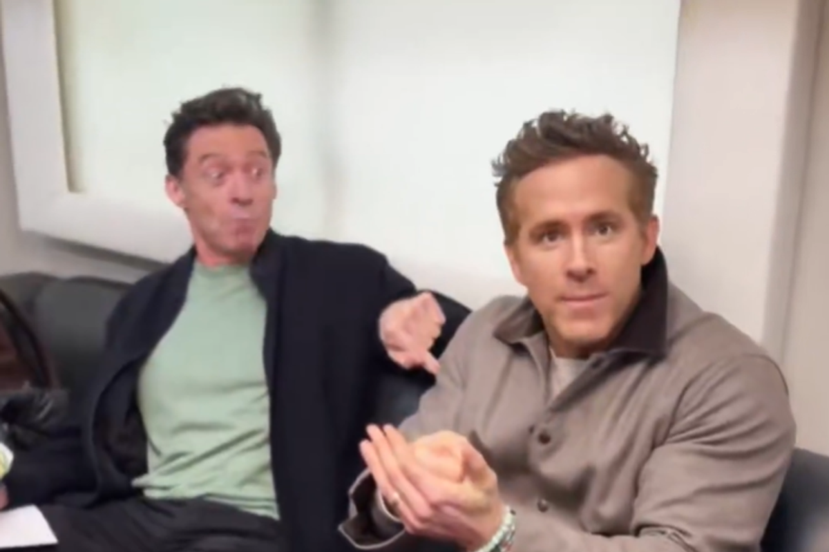 Ryan Reynolds and Hugh Jackman