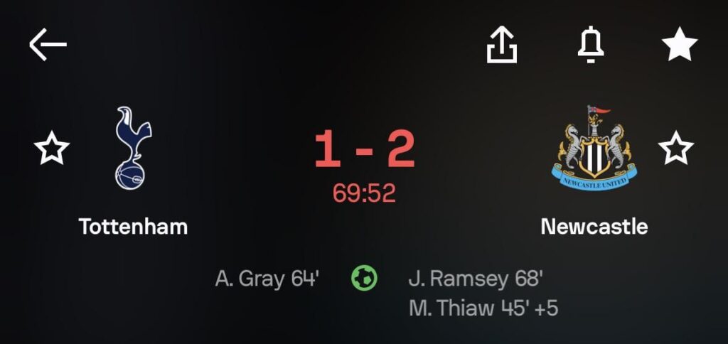 JJ just scored his first Newcastle goal