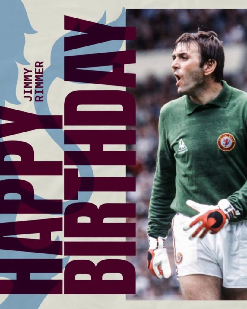 A very happy birthday to club legend, Jimmy Rimmer 🎈