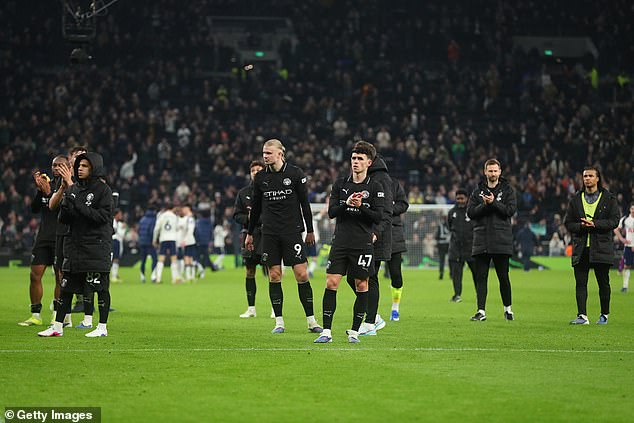 The claim also comes after Manchester City dropped two points in their draw with Tottenham