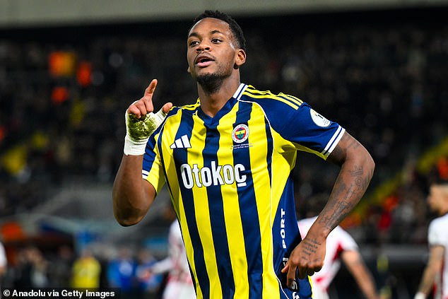 Jhon Duran has reportedly terminated his loan at Fenerbahce to join Zenit Saint Petersburg