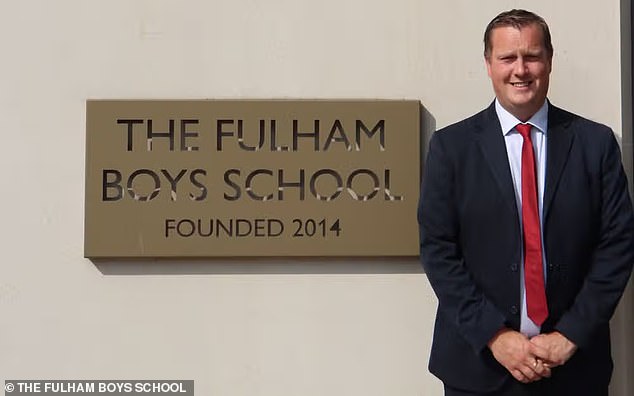 David Smith (pictured), headmaster of The Fulham Boys School in west London, issued the stern advice - saying there is an 'obsession with the idea something could go wrong'