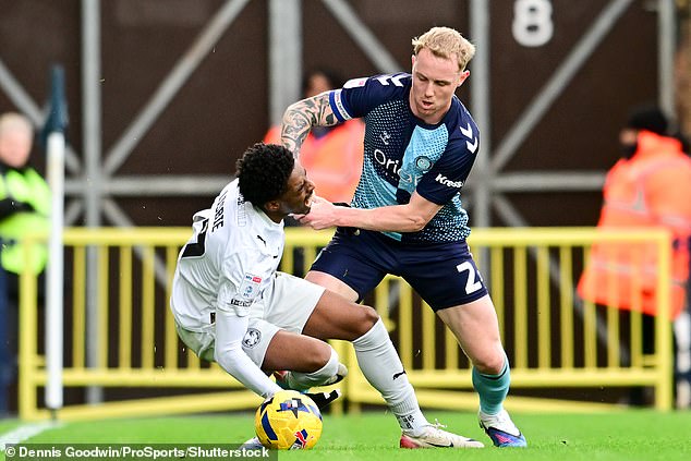 Wycome captain Jack Grimmer has played 400 games in English football since leaving Aberdeen