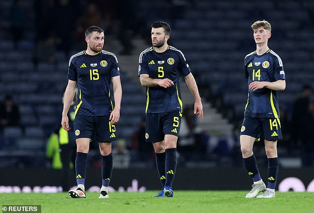 James Wilson made his Scotland debut in the Nations League play-off against Greece in 2025