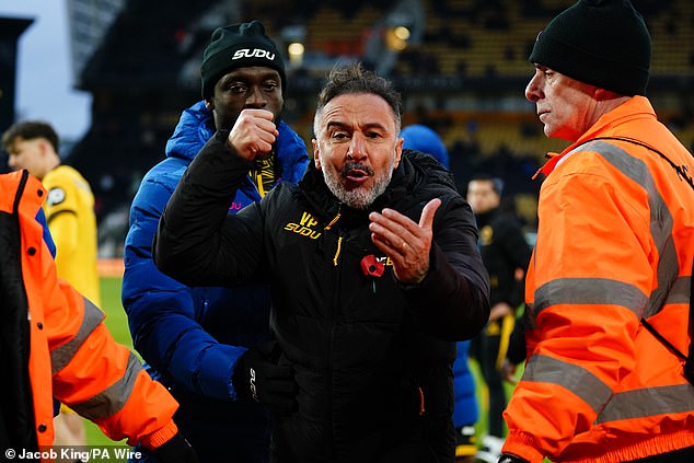 The Portuguese was sacked by Wolves in November after a winless start to the season