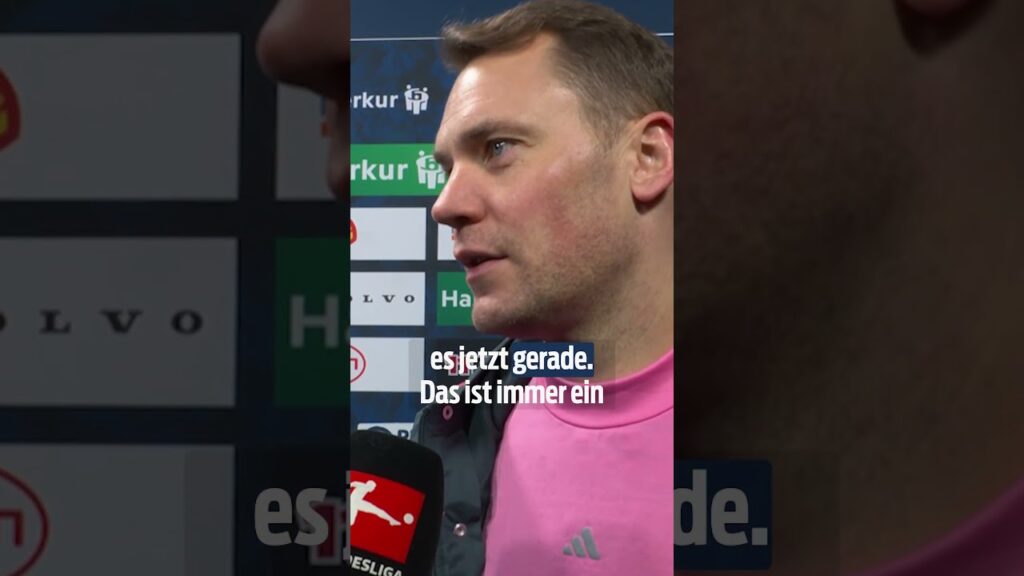 Neuer über Schiedsrichter: „Immer schlechtes Zeichen, wenn der Schiedsrichter Thema ist“ | #shorts Neuer über Schiedsrichter: „Immer schlechtes Zeichen, wenn der Schiedsrichter Thema ist“ | #shorts