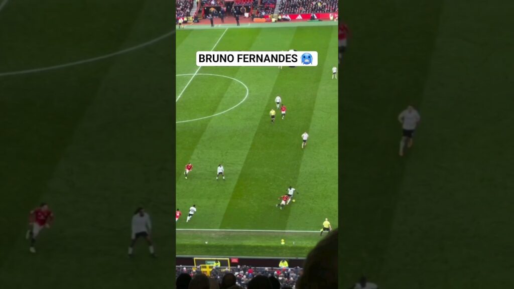 Bruno Fernandes cooked Bassey to assist Sesko Winning Goal vs Fulham 🔥
