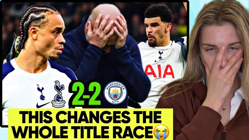 Xavi & Solanke Incredible But Arsenal Can Now Go 9 Points Clear😭 Spurs 2-2 Man City Reaction