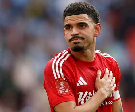 Nottingham Forest's Morgan Gibbs-White reacts after the match