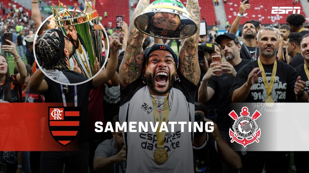 MEMPHIS DEPAY wint de BRAZILIAANSE SUPERCUP 🇧🇷🏆 | Samenvatting Flamengo - Corinthians