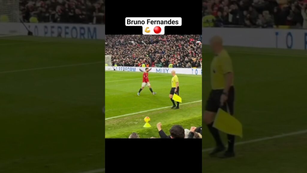 Bruno Fernandes passionately celebrated Sesko’s winning goal vs Fulham 💪❤️
