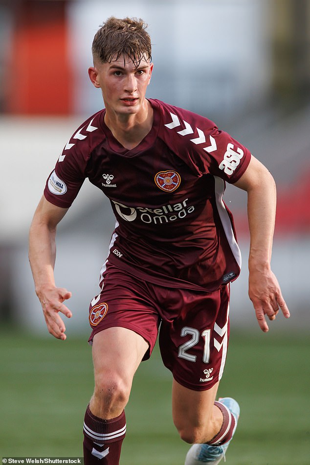 Scottish teenager James Wilson has already picked up a cap for the national team