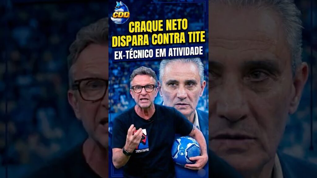 🦊👀CRAQUE NETO DETONA TITE! "EX-TÉCNICO em ATIVIDADE" #shorts
