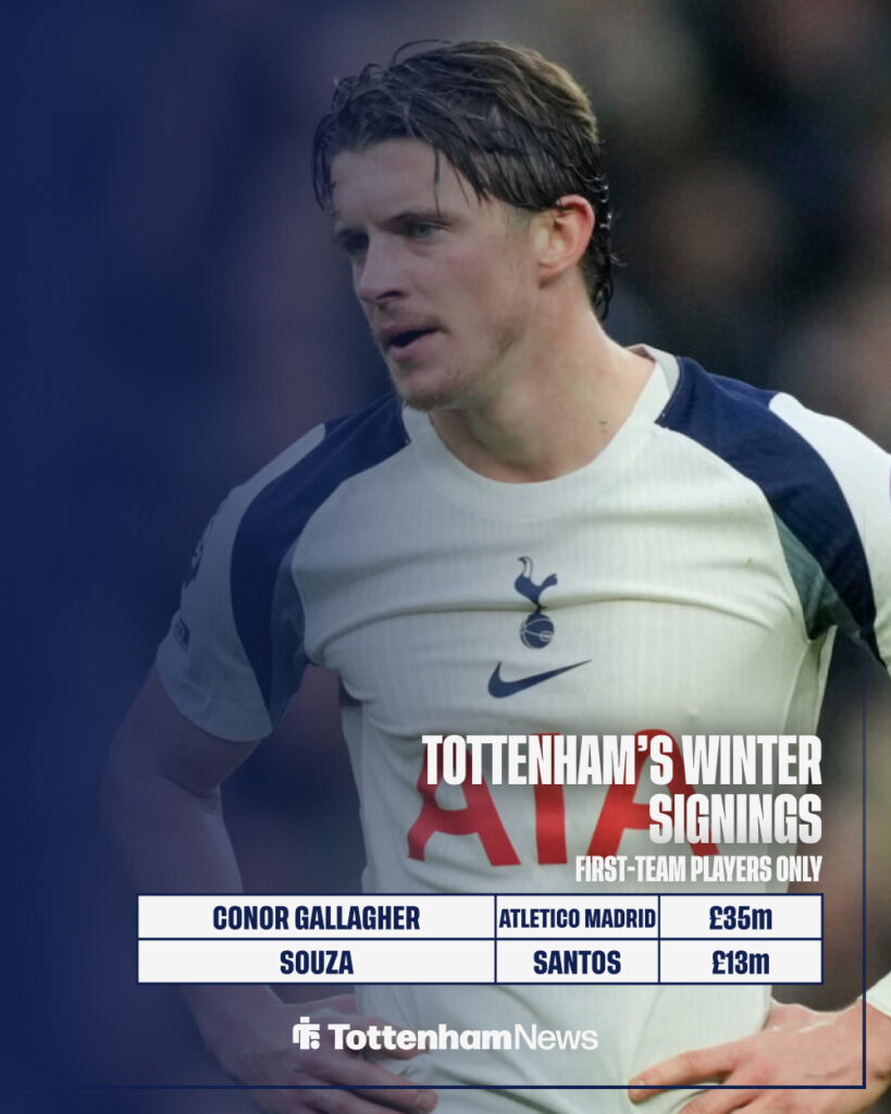 Tottenham's winter signings