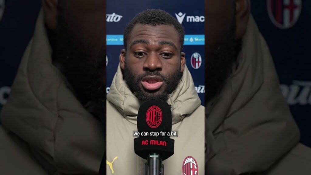 Fofana's post-match reaction | #BolognaMilan | #shorts