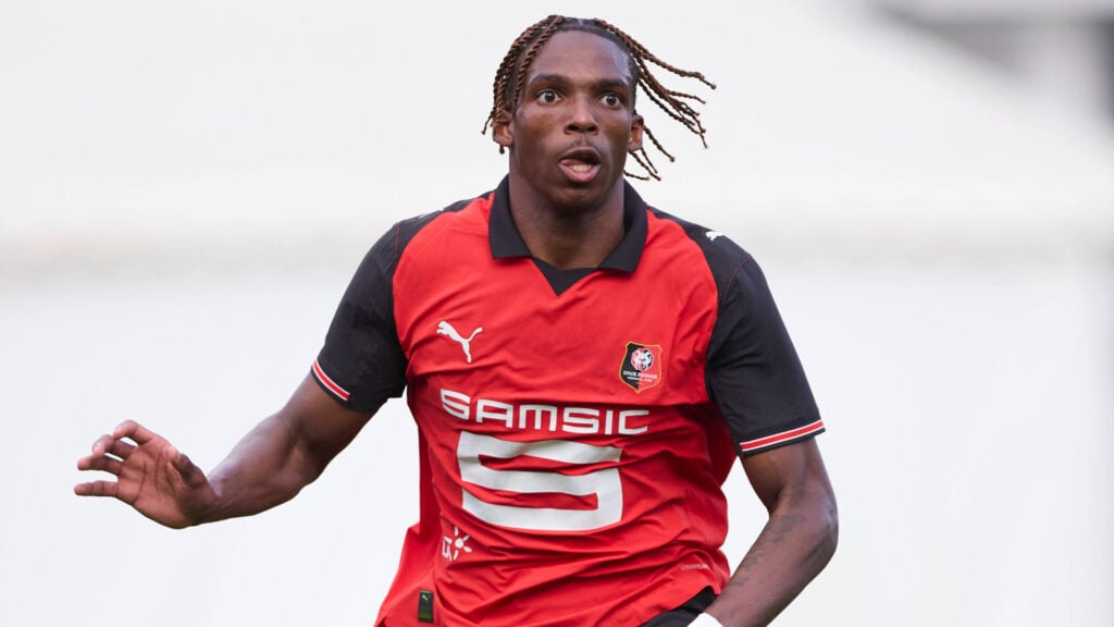 Jeremy Jacquet playing for Rennes