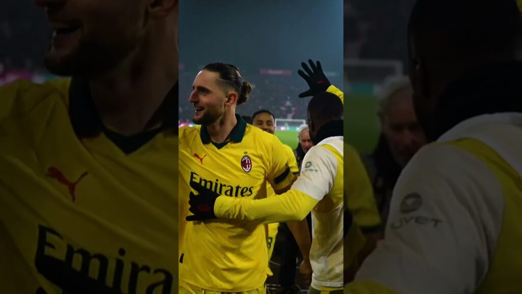 Le duc, Adrien Rabiot seals the deal | #BolognaMilan #shorts