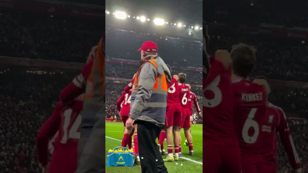 Kop love for Konate as he scored an emotional comeback goal 🫶 Kop love for Konate as he scored an emotional comeback goal 🫶