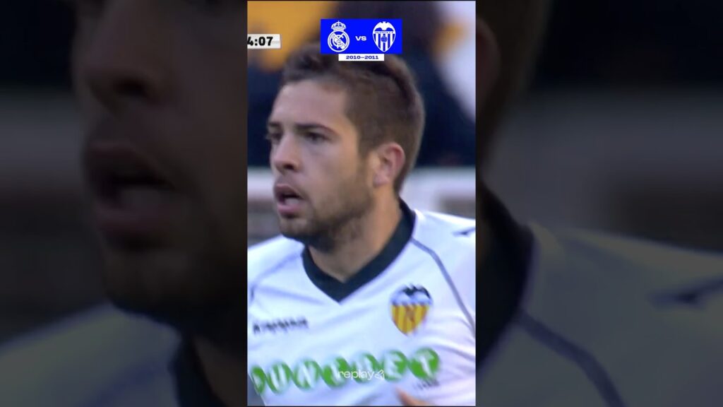 💎 Jordi Alba ya le marcó al Real Madrid en el Valencia CF  #realmadrid #valenciacf #alba #shorts