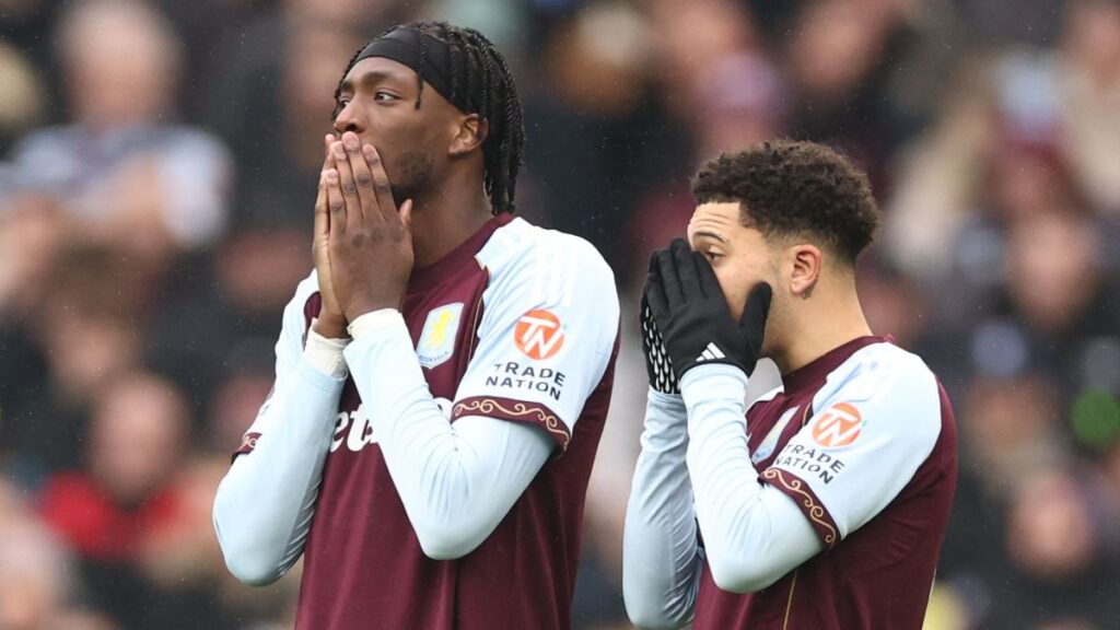 Ten-man Brentford signal end to Aston Villa’s title challenge