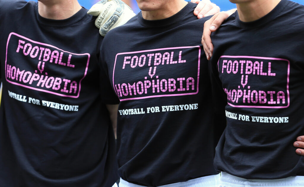 LGBTQ+ supporter group taunted at Premier League match