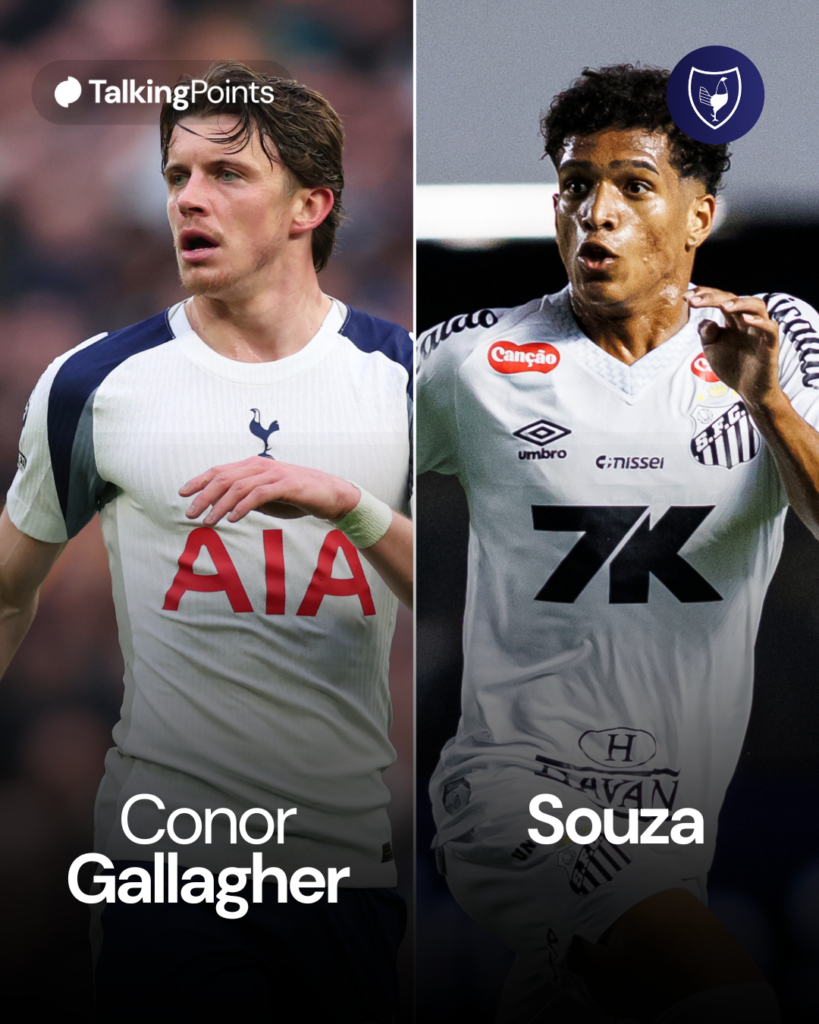 Conor Gallagher and Souza