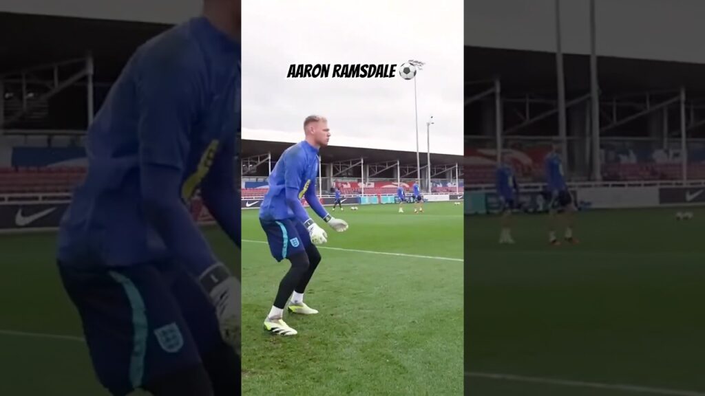 England GK Training with Ramsdale 🧤 #shorts #goalkeeper #goalkeepertraining