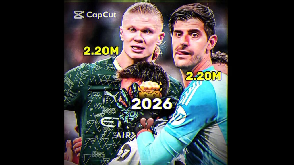 Erling Haaland x Thibaut Courtois Skill 😱🤯#football #edi#fyp #viralvideo #trending ##shorts ⚽💀