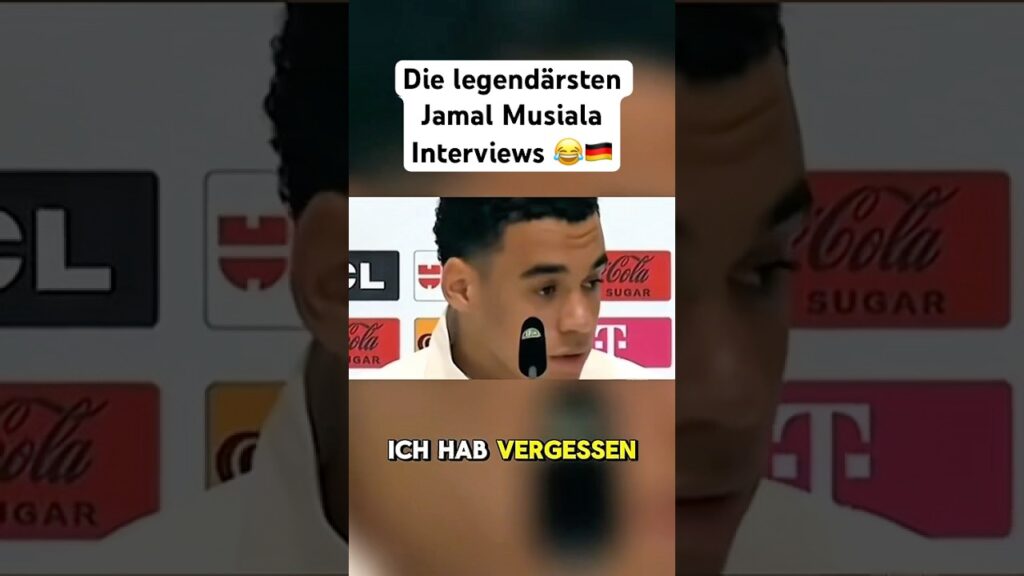 Die Legendärsten Jamal Musiala Interviews 😂🇩🇪 #musiala #dfb #fussball #fcbayern