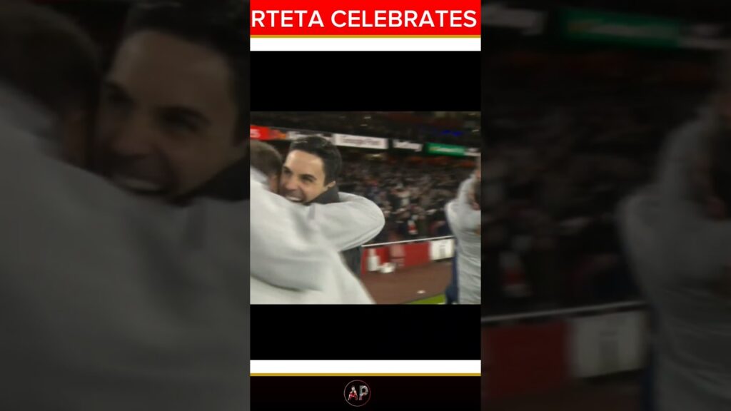 Mikel Arteta reacts to Kai Havertz's last-minute winner vs @chelseafc 🎉 #afc #arsenal