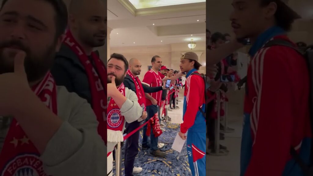 CHOUPO MOTING DALEY BLIND AND LEROY SANE ARRIVED IN DOHA📍ankunft im hotel 👋 fcbayernwtc miasanmi