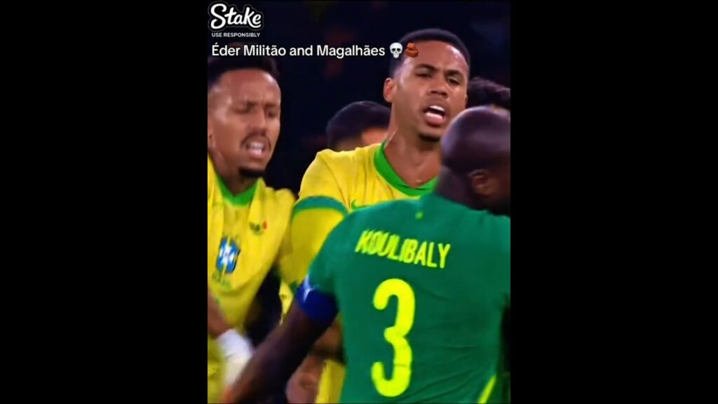 Eder militao & Gabriel magalhaes 👿💥 #shorts #sports #neymar #brasil #trending #football #highlights