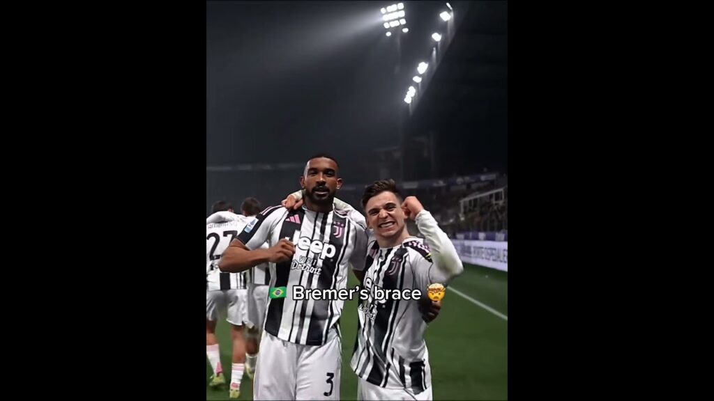 BREMER DID IT TWICE 🔥 #juventus #football #shorts