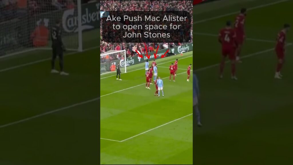 'Nathan Ake' 200 IQ (LFC 1 vs 1 MCI) 10/03/2024 #footballshorts #200iq #200iqmoments #football