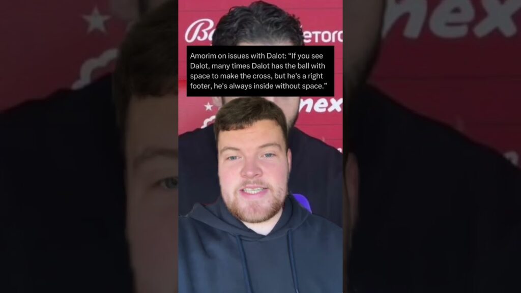 🤨 Ruben Amorim’s Diogo Dalot reaction after Forest 2-2 Man Utd makes NO SENSE…