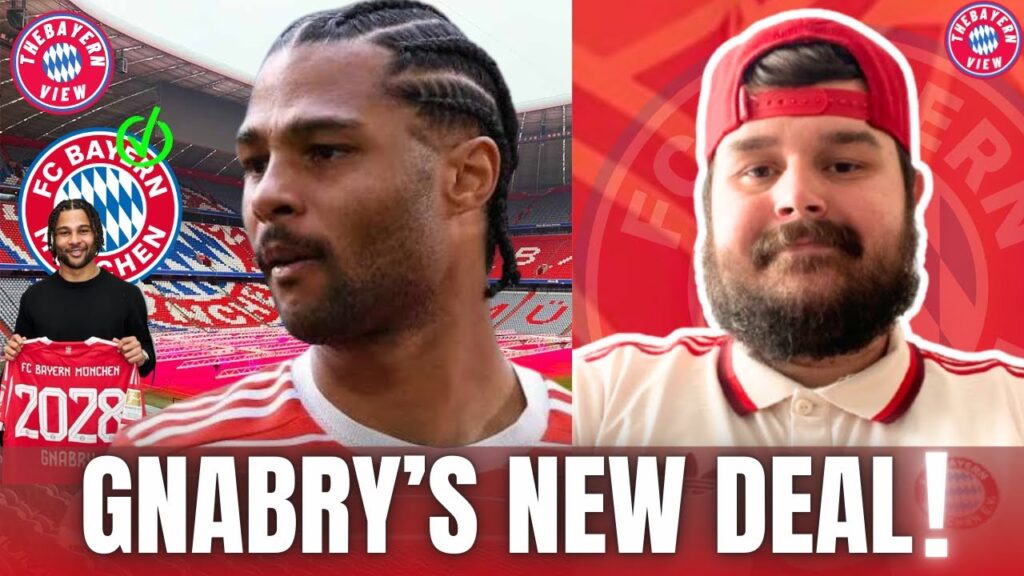 OFFICIAL: Serge Gnabry has extended his contract at FC Bayern until 2028 - Bayern Munich News