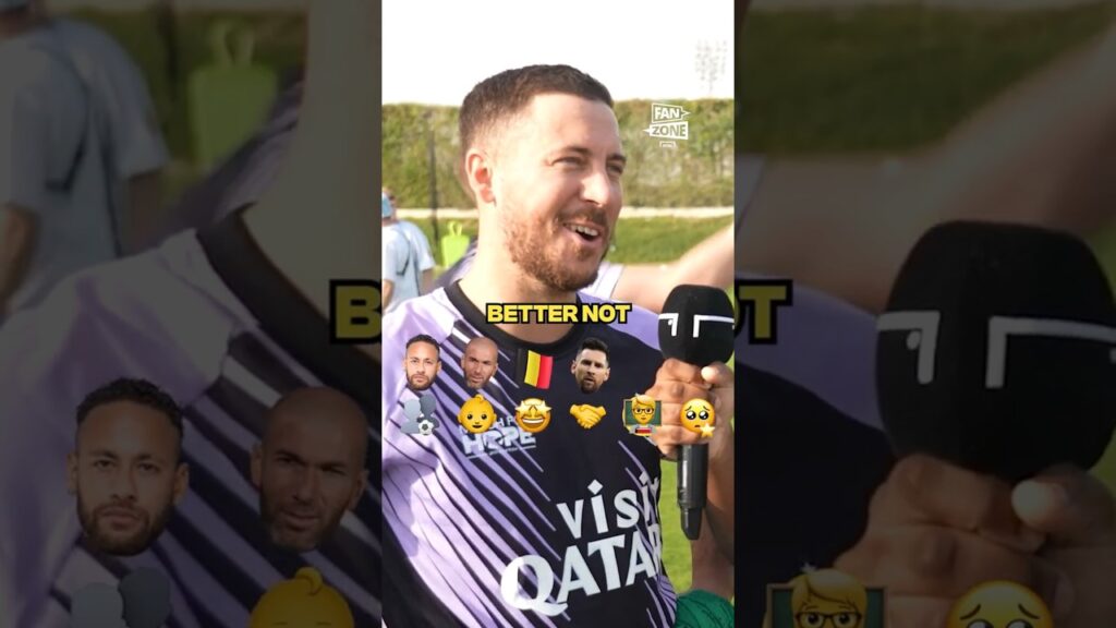 EDEN HAZARD names the player MOST LIKE HIM 🪄