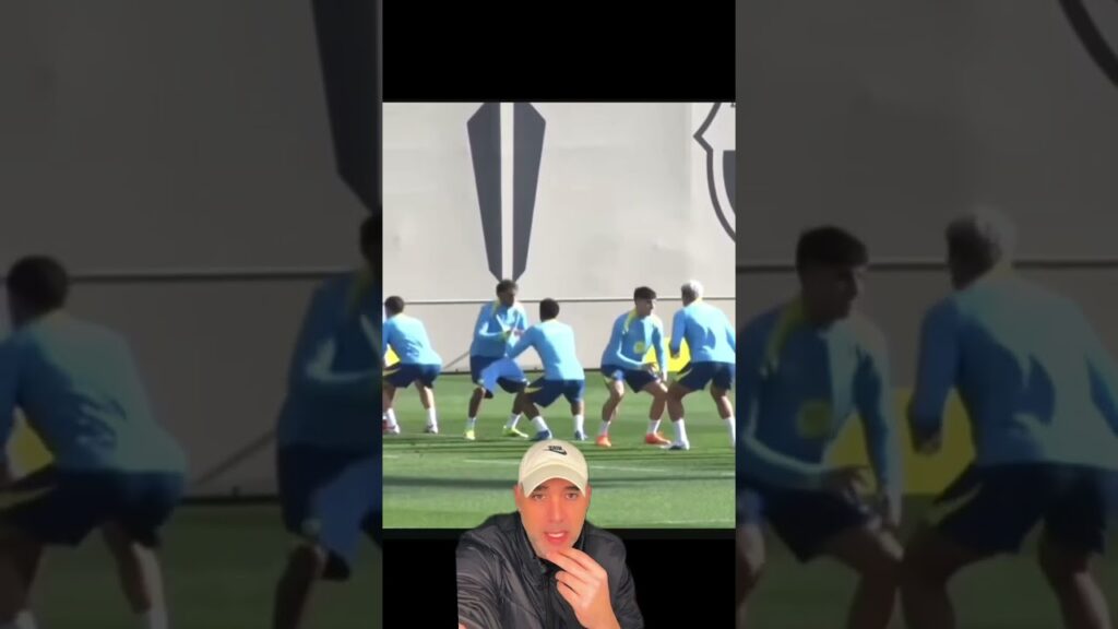 Lamine Yamal y Balde en el entreno, vaya dos picaos 😂😅
