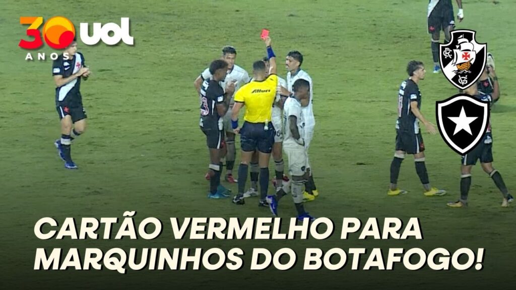 MARQUINHOS LEVA CARTÃO VERMELHO NO JOGO ENTRE VASCO E BOTAFOGO MARQUINHOS LEVA CARTÃO VERMELHO NO JOGO ENTRE VASCO E BOTAFOGO