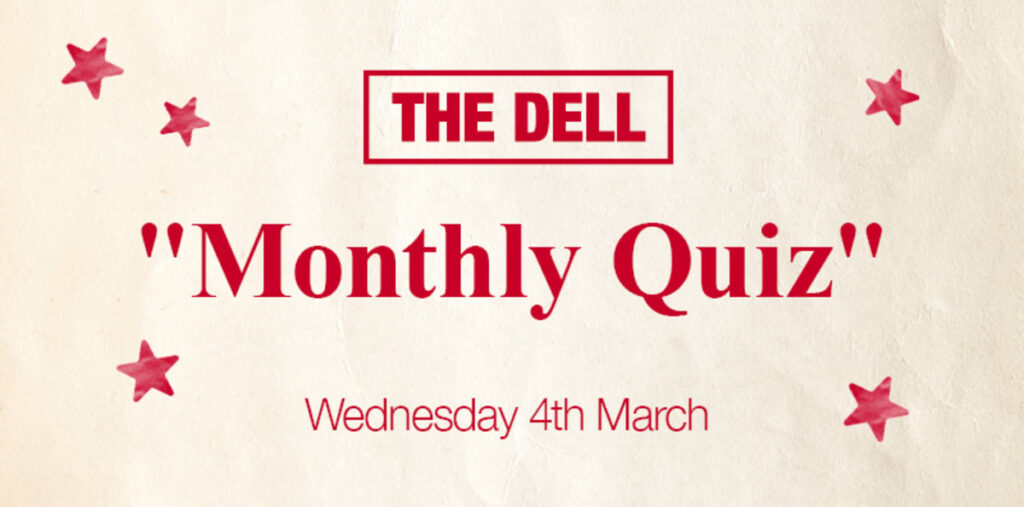Show off your knowledge at March's quiz night