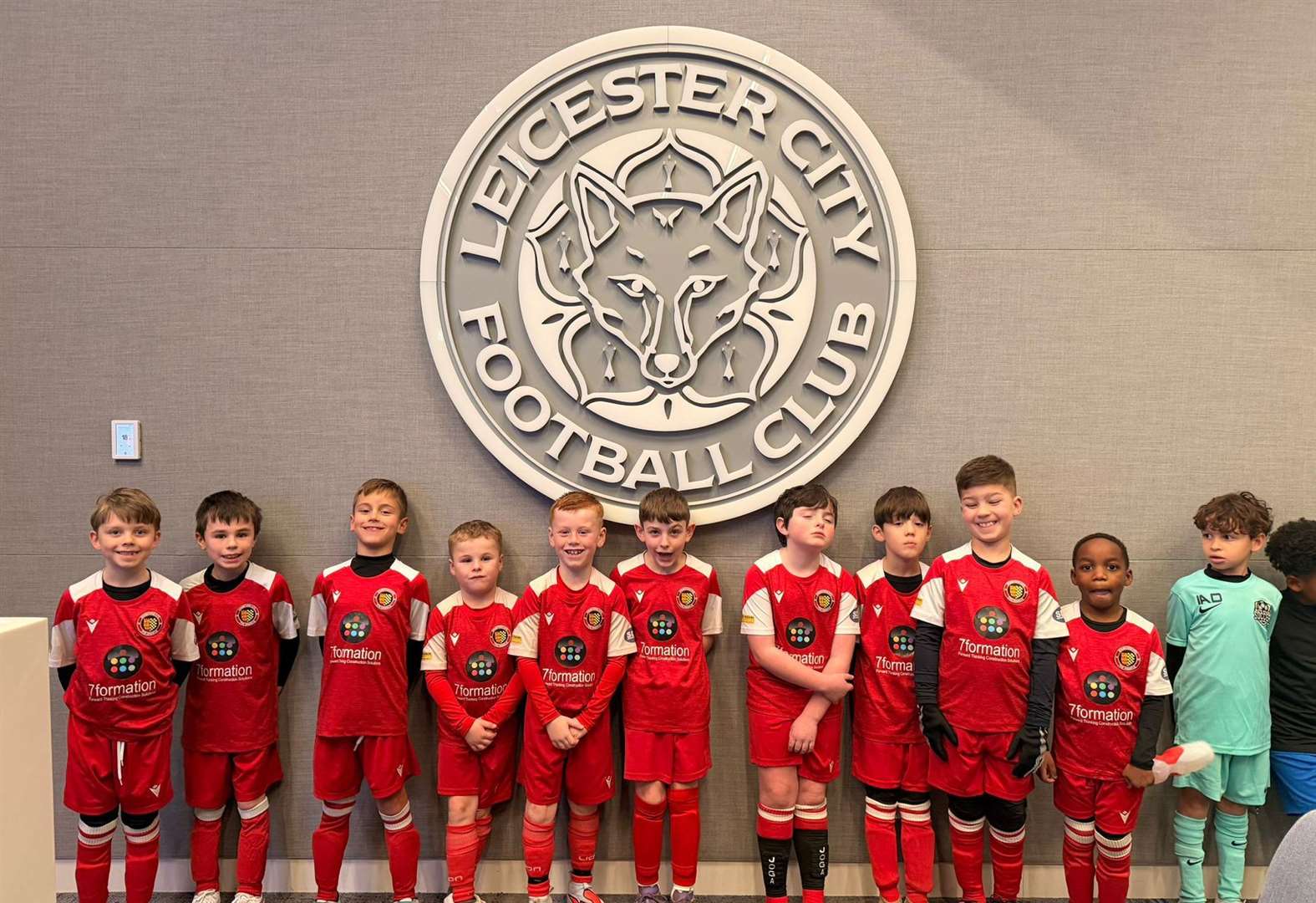 Stamford AFC's Young Daniels Under 8s Red at Leicester City.
