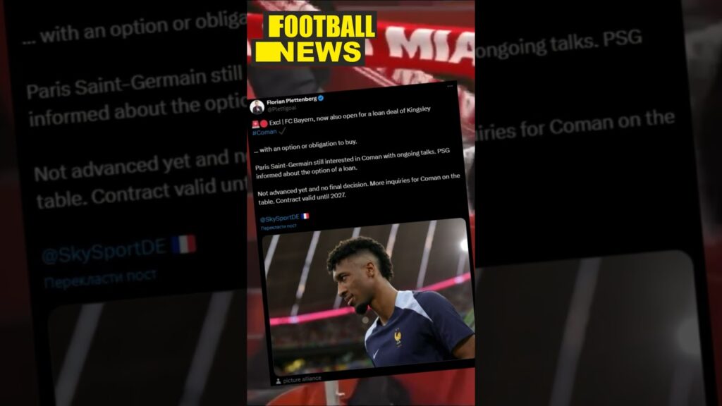 Kingsley Coman in Paris Saint Germain