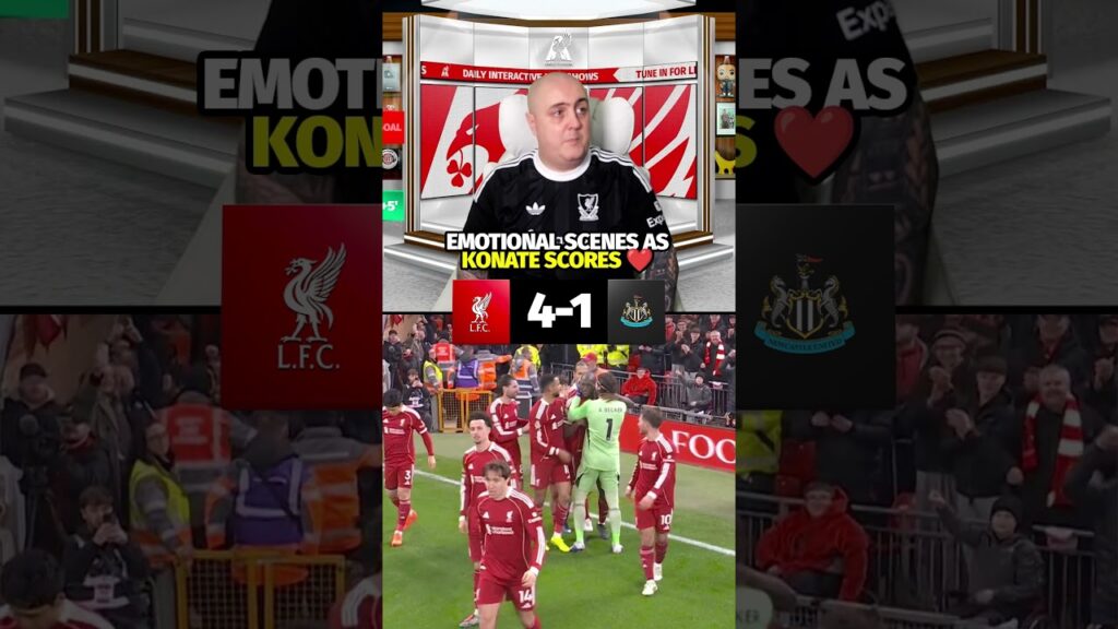 EMOTIONAL SCENES AS KONATE SCORES ❤️