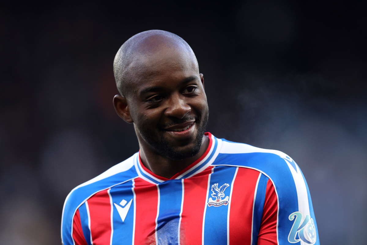 NEWCASTLE UPON TYNE, ENGLAND - JANUARY 04: Jean-Philippe Mateta of Crystal Palace looks on prior to the Premier League match between Newcastle United and Crystal Palace at St James' Park on January 04, 2026 in Newcastle upon Tyne, England. (Photo by George Wood/Getty Images)