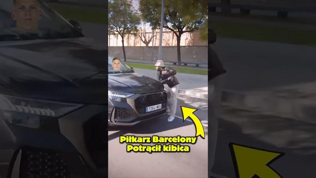 Dani Olmo potrącił kibica #shorts