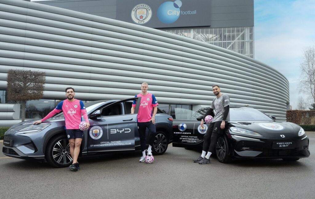 BYD partners Manchester City Football Club