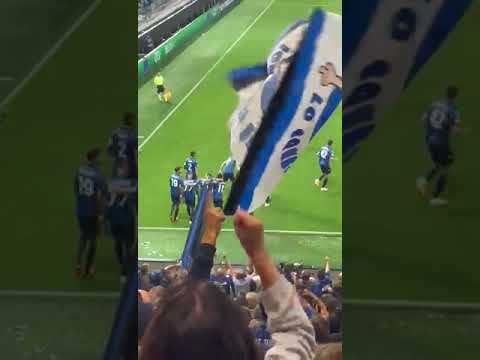 GOL CHARLES DE KETELAERE in EUROPA LEAGUE sotto la CURVA NORD