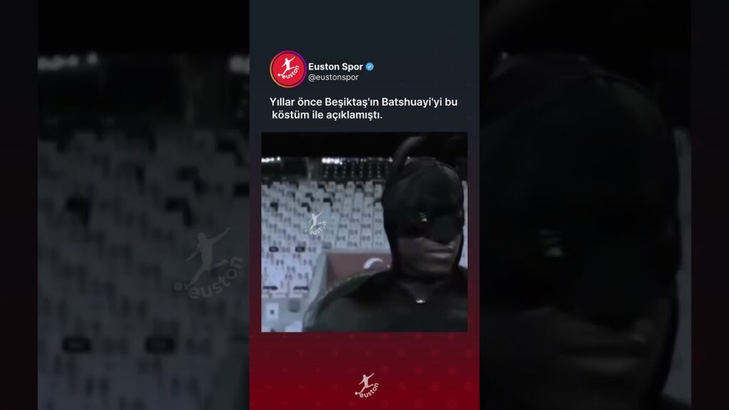 Yıllar önce Beşiktaş'ın Batshuayi'yi bu köstüm ile açıklamıştı